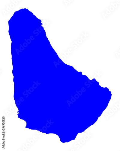 Karte von Barbados