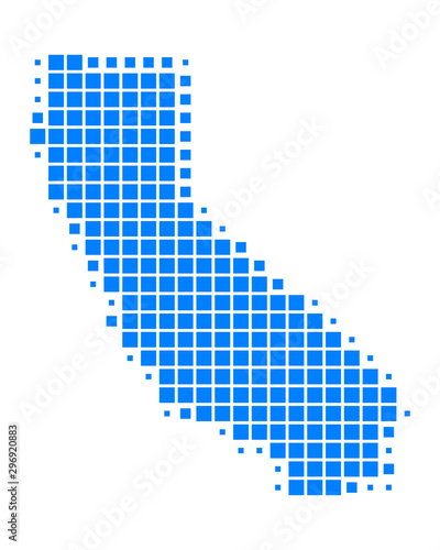 Karte von Kalifornien
