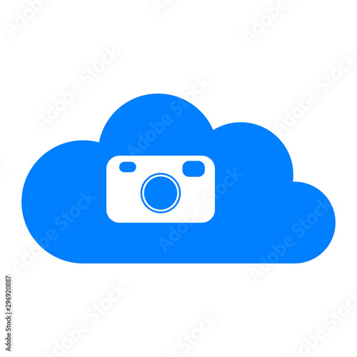 Kamera und Wolke