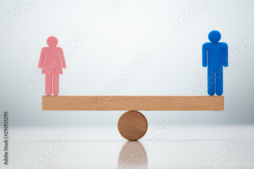 Tableau sur toile Gender Equality Concept