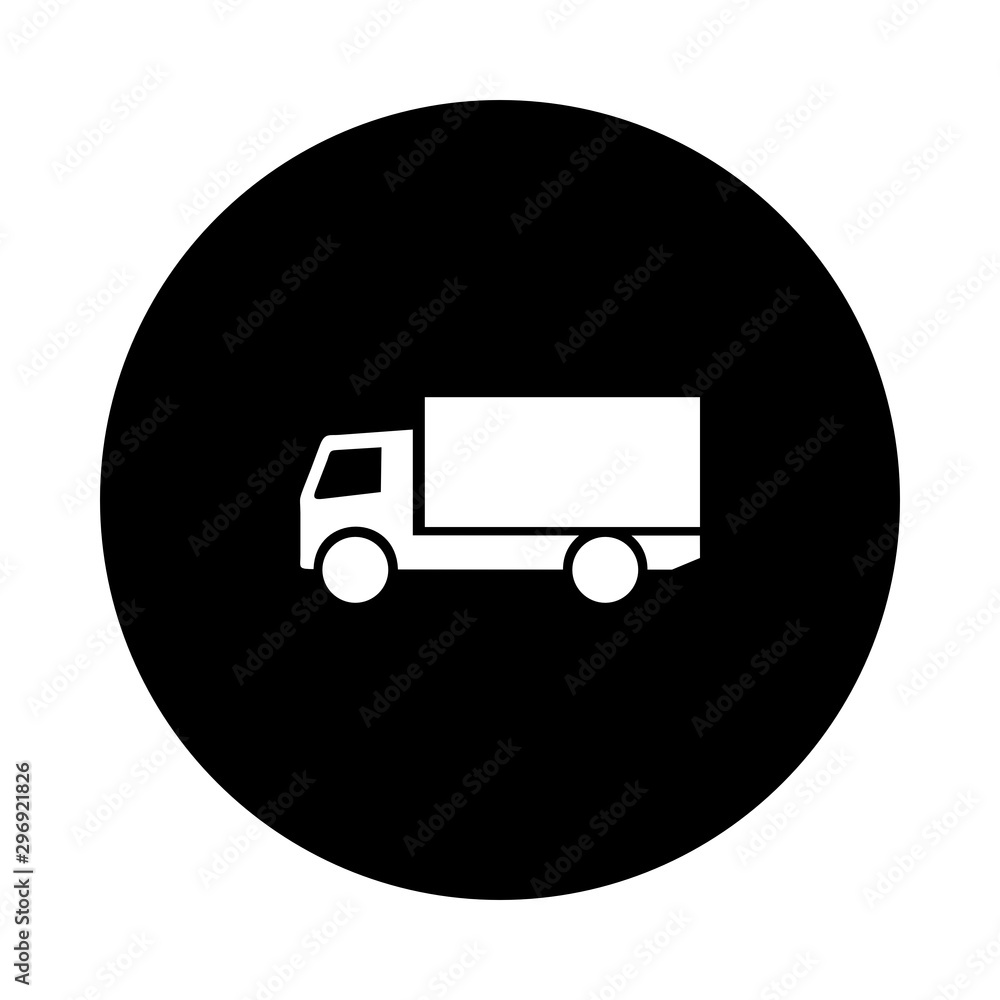 Lastkraftwagen und Kreis Lastkraftwagen und Kreis