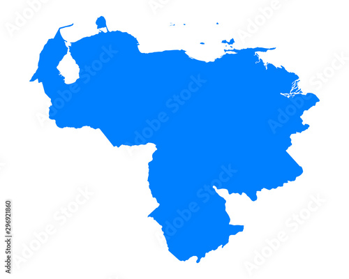 Karte von Venezuela