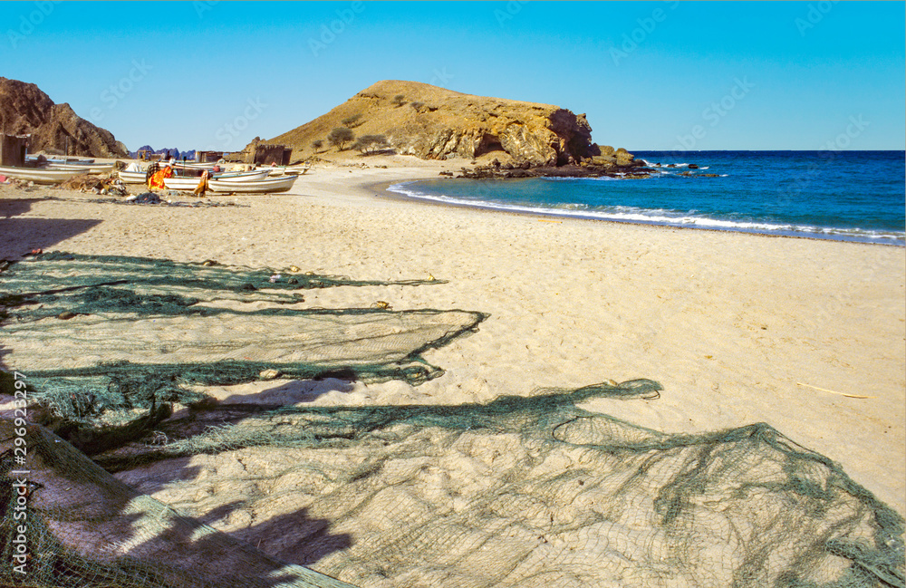 Fototapeta premium at the beach of Quantab near Muscat