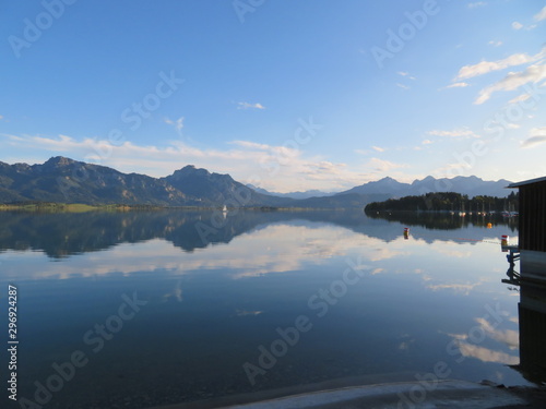 Forggensee: Blick Richtung Füssen photo