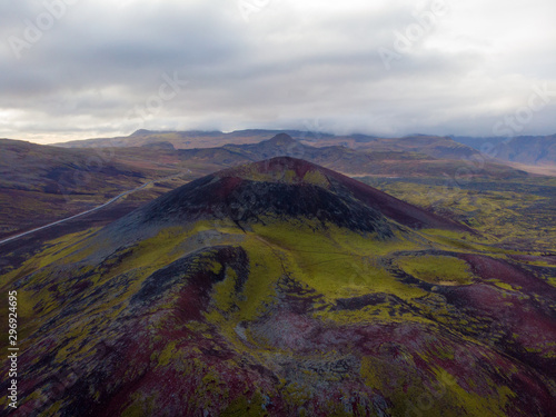 Panoramic view of colorful rhyolite volcanic mountains Landmannalaugar as pure wilderness in Iceland © Johannes