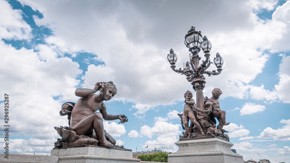 Obraz premium Pont Alexandre III, Paris, France 