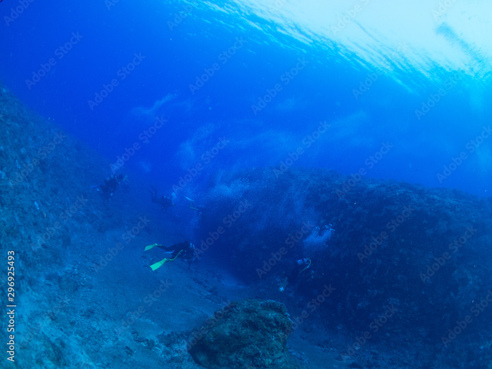 Fototapeta premium トカラ列島_口之島_スキューバダイビング