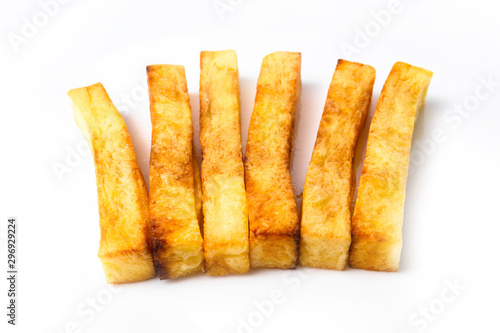 French fries on a white background isolate