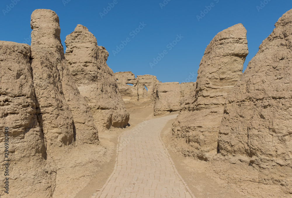 Turpan, China - once capital of the Jushi Kingdom and part of the Silk Road  Unesco World