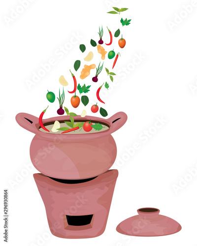 Tom Yum Spice vector design