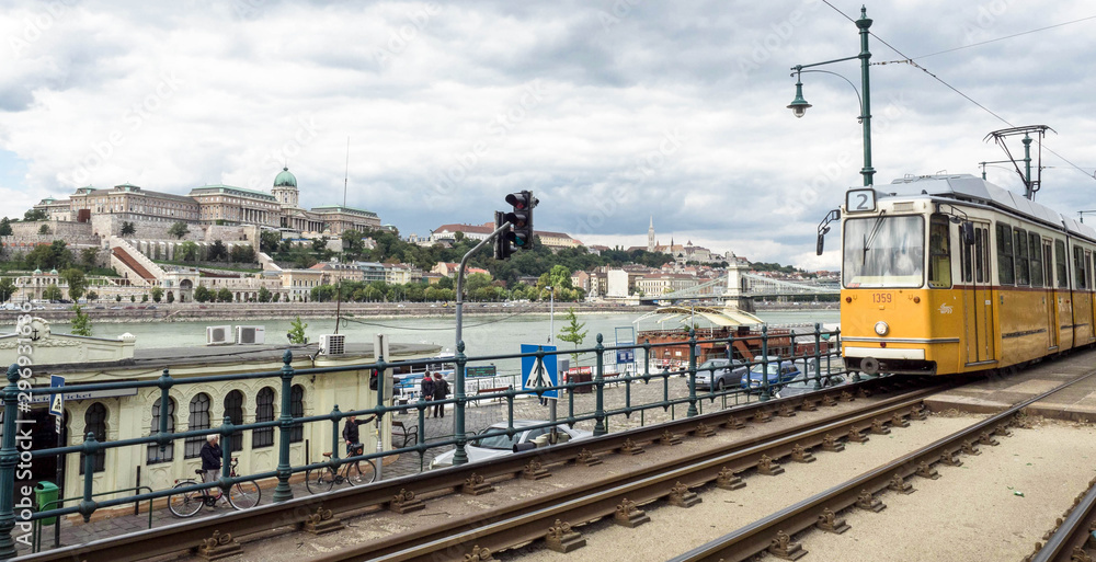 Tramway in Budapest