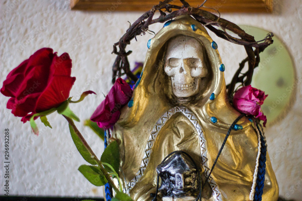 Obraz premium Altar of the Holy Death,Latin American