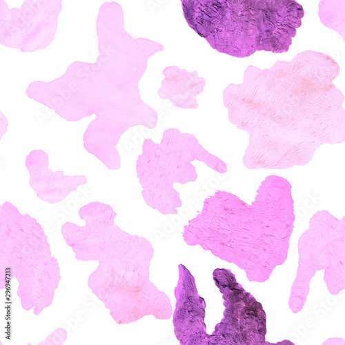 Seamless pattern with cow spots. Abstract fashion texture.