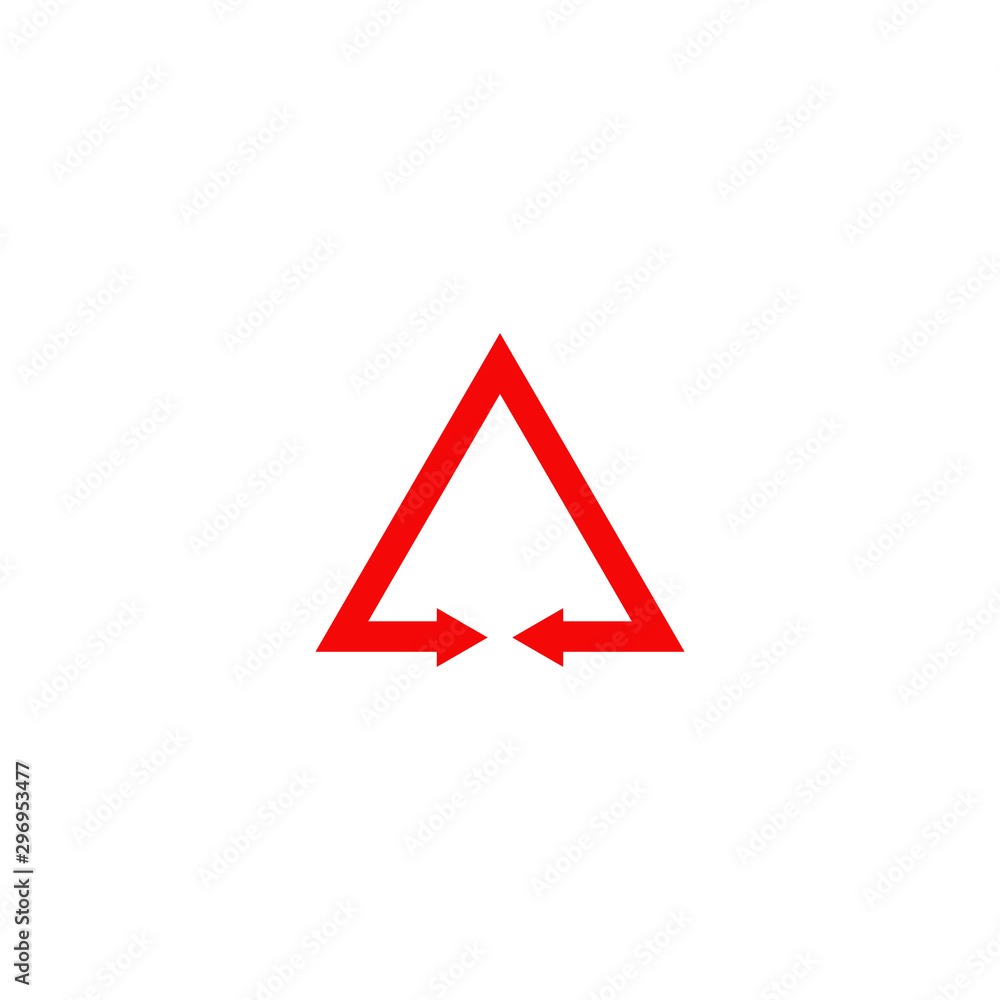 Triangle logo icon design vector template Triangle logo icon design vector template