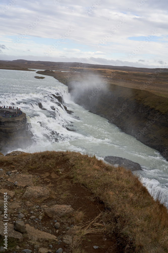  Gullfoss, waterfall Iceland