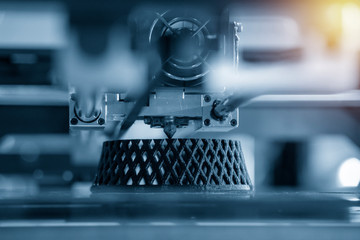 Poster 3D 3D Drucker mit Resin Prototyp  © Pixel_B
