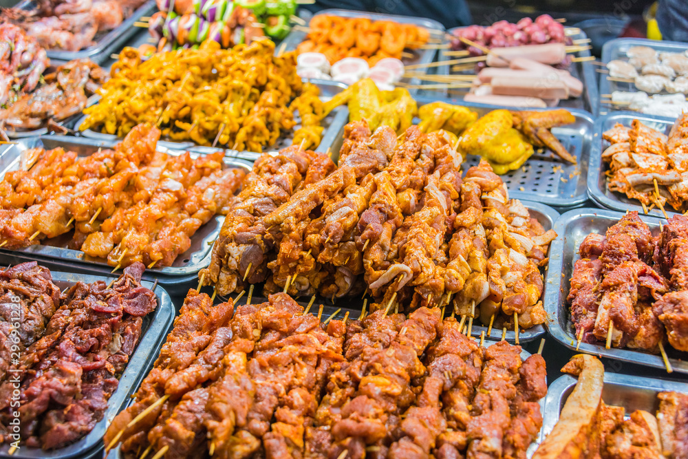Traditional Vietnamese street food sold in Sapa, Vietnam