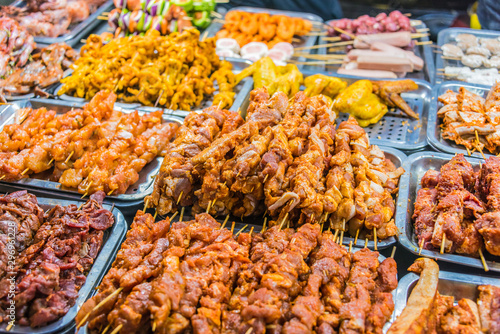 Traditional Vietnamese street food sold in Sapa, Vietnam