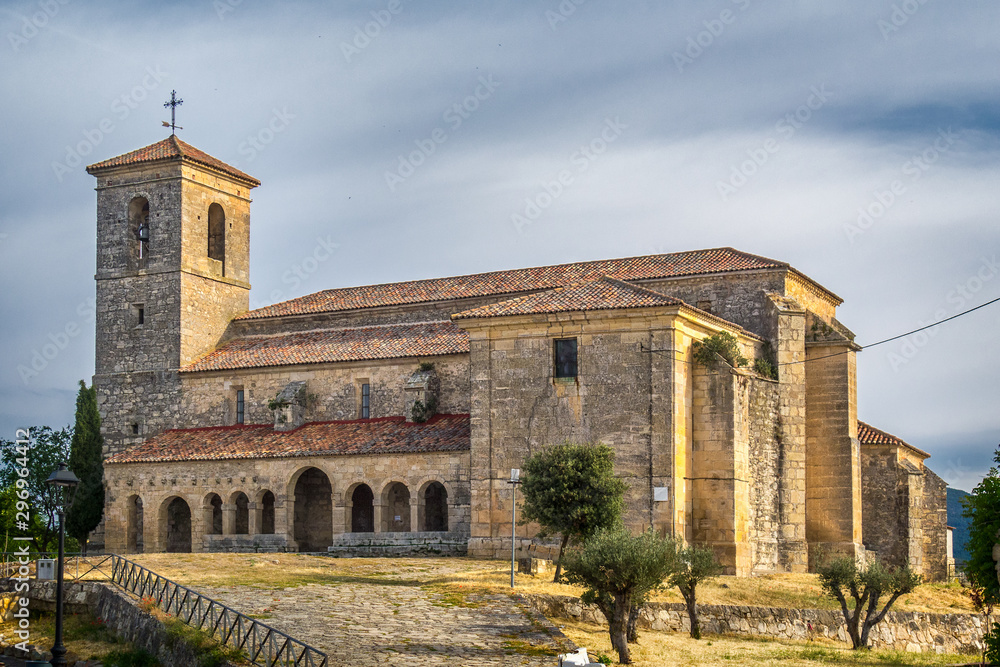 Nuestra Señora de la Asunción church (Tamajón, Guadalajara, Spain). Catholic temple, built in the thirteenth century in Romanesque style and renovated in the sixteenth century in a Renaissance style. 