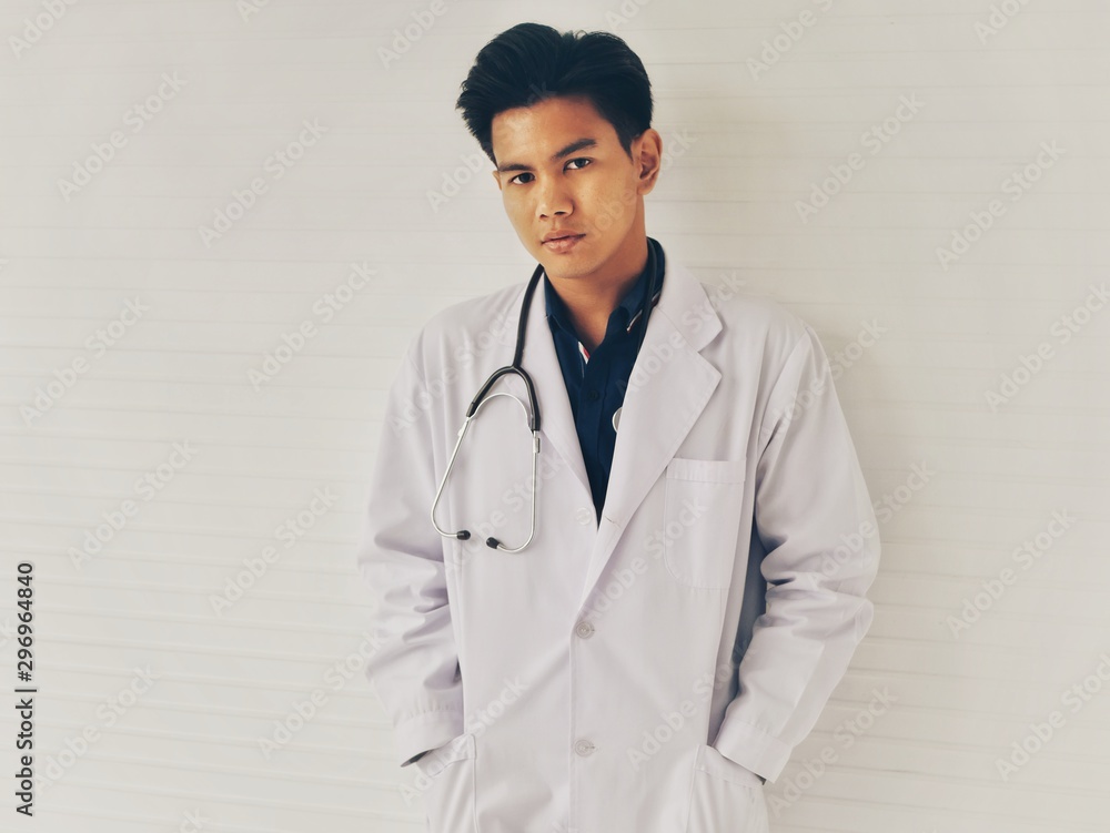 portrait of a young doctor portrait of a young doctor