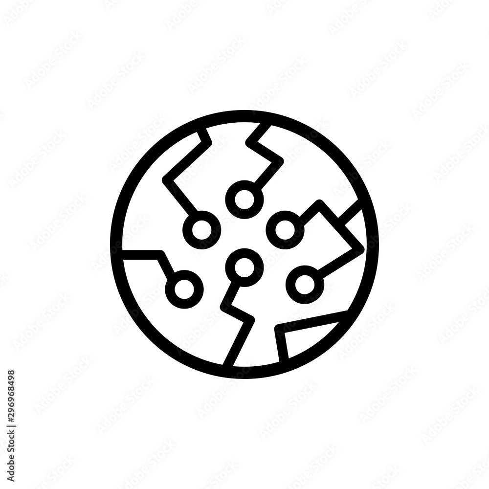 technology connection icon symbol vector design technology connection icon symbol vector design
