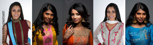 Women From India Dressed In Traditional Clothing