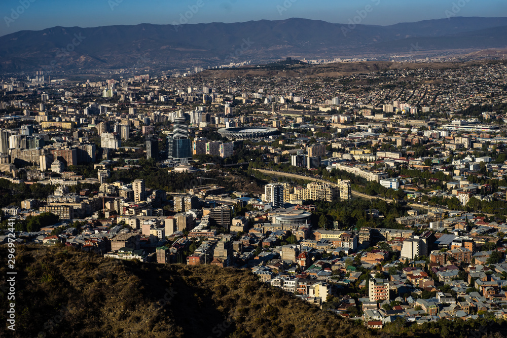 Panoramic view of Tbilisi's downtown Panoramic view of Tbilisi's downtown
