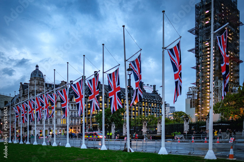 Union Jack Flags in London