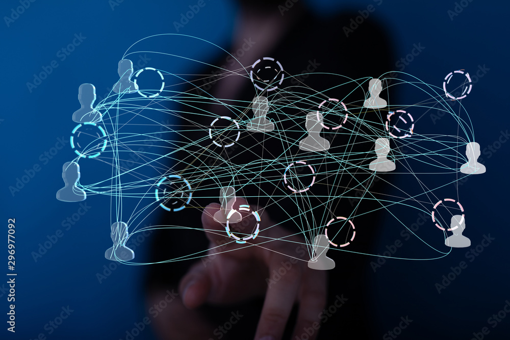 human social network and leadership as concept