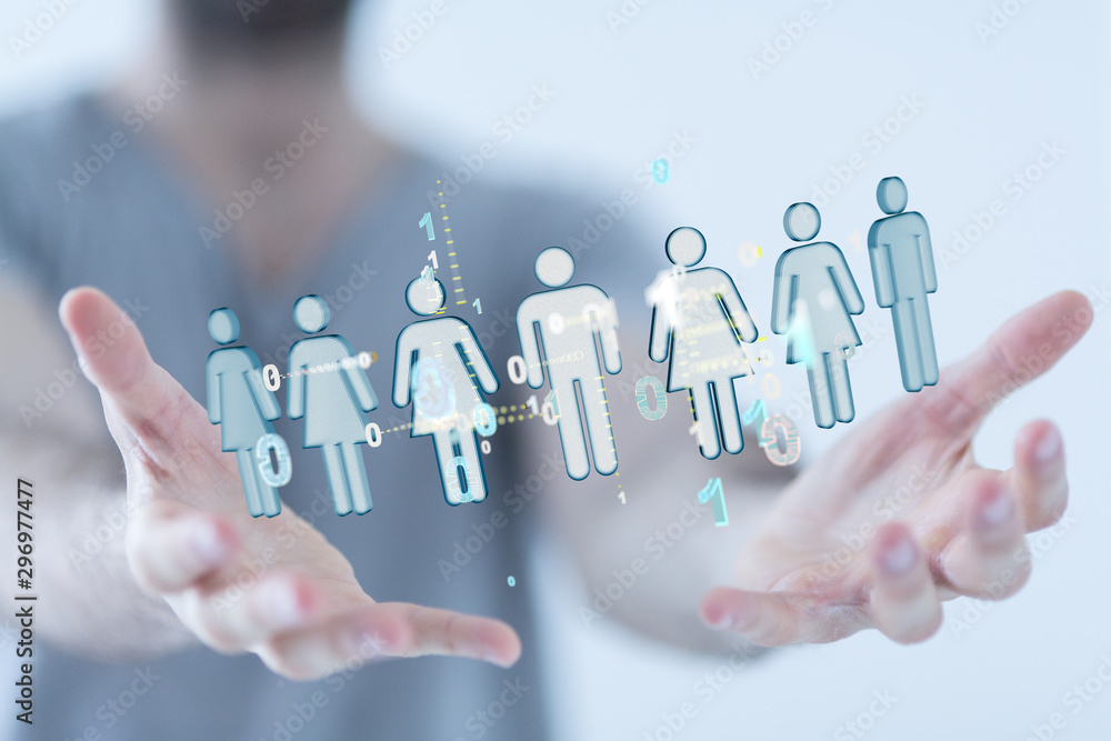 group of network people - Business and contact group of network people - Business and contact