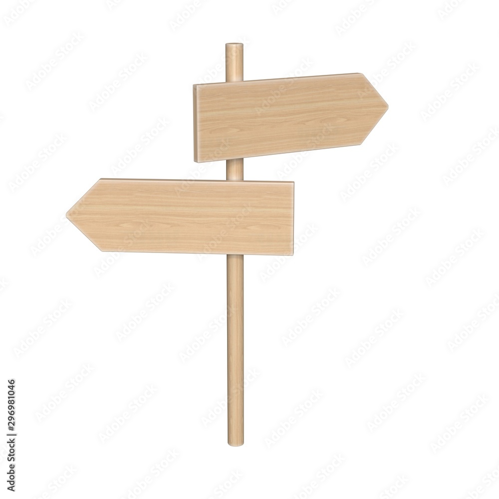 Blank wooden sign isolated on white. Mockup Blank wooden sign isolated on white. Mockup
