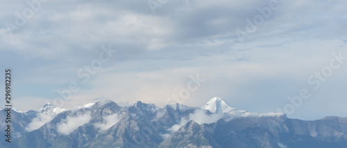Canada, Mountains, snow, sky, Alberta, North, Winter © Emanante