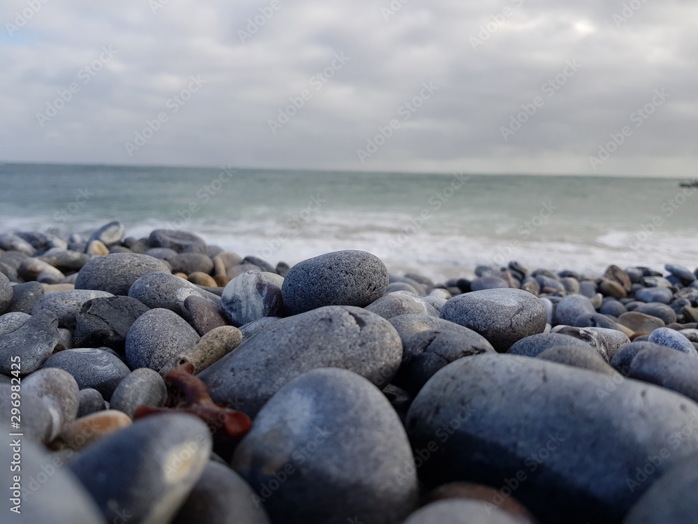 Steinstrand auf Helgoland