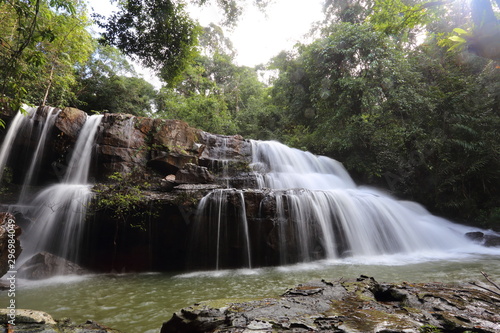 Pang Sida waterfall of Pang Sida National Park in Sa Kaeo ,Thailand