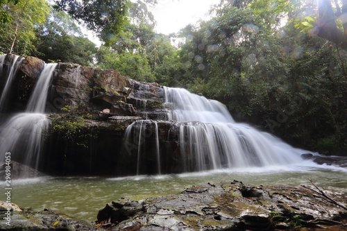 Pang Sida waterfall of Pang Sida National Park in Sa Kaeo  Thailand