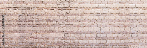 Brick wall texture, panoramic background