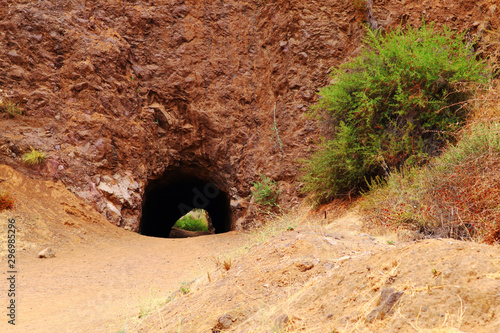 Los Angeles, The Batcave located in Bronson Canyon/Caves, section of Griffith Park, location for many movie and TV show photo