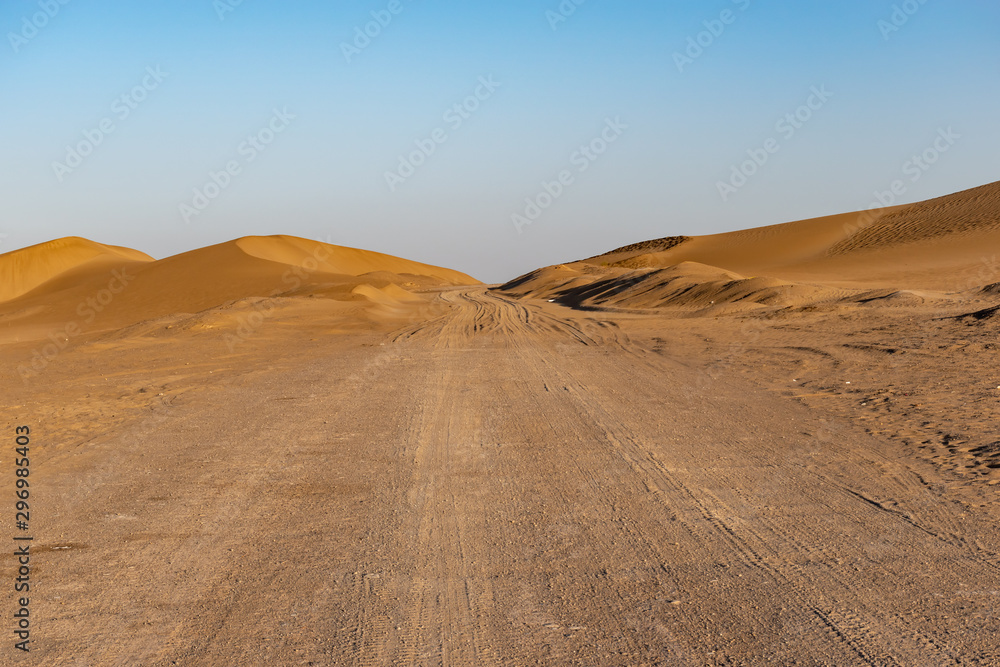 Road in desert - Iran