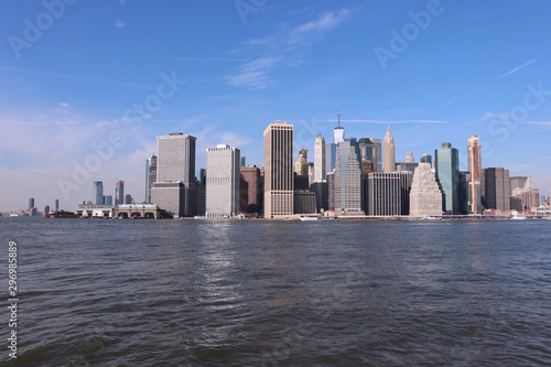New York City skyline with Hudson River on bright winters day © AndyCBR1000RR