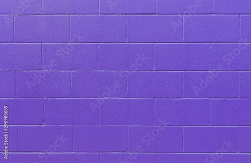 lilac painted brick wall texture and background - image