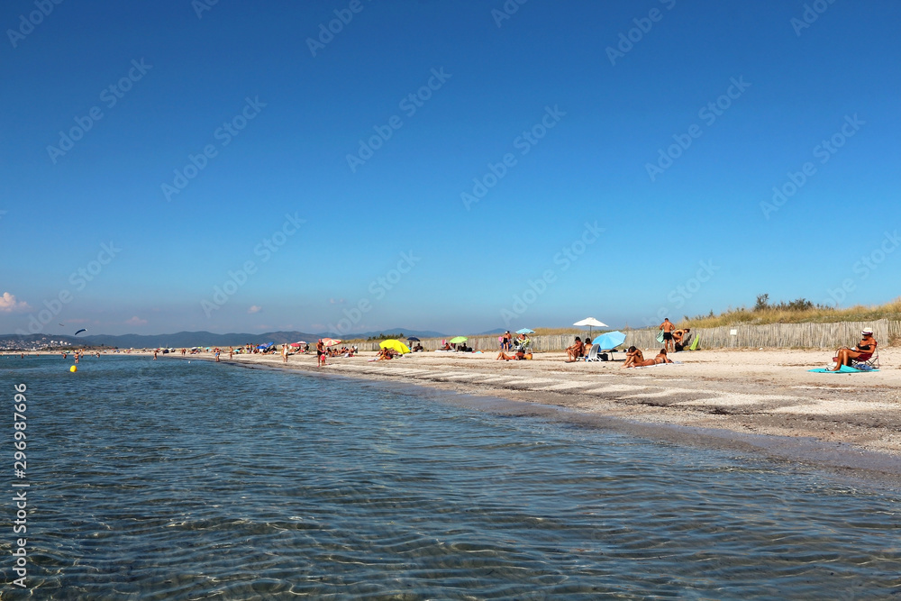 Almanarre Beach - Hyeres - French Riviera Almanarre Beach - Hyeres - French Riviera