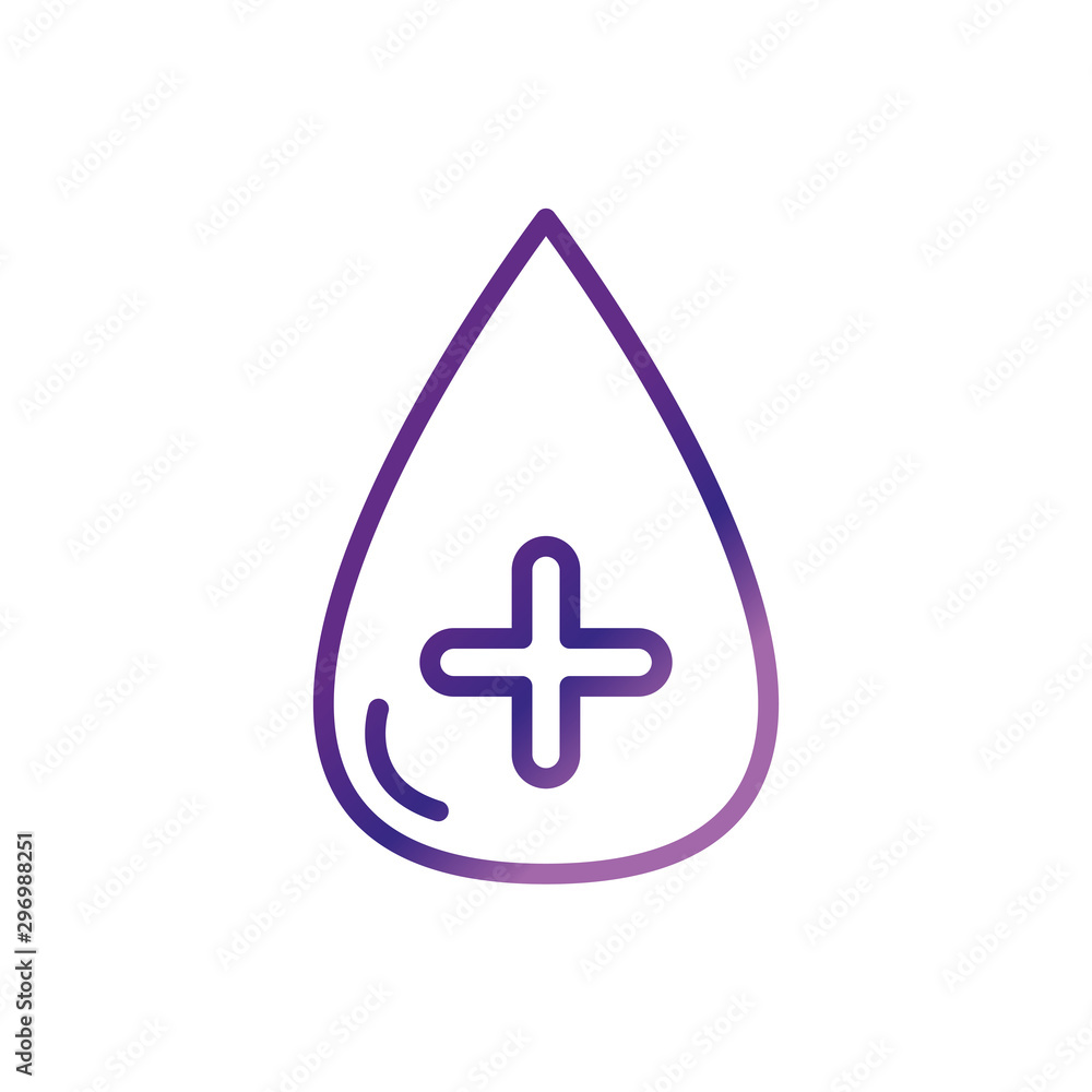 Fototapeta premium blood drop medical charity help donation