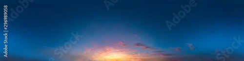 Photography Seamless dark sky after sunset hdri panorama 360 degrees angle view with beautif