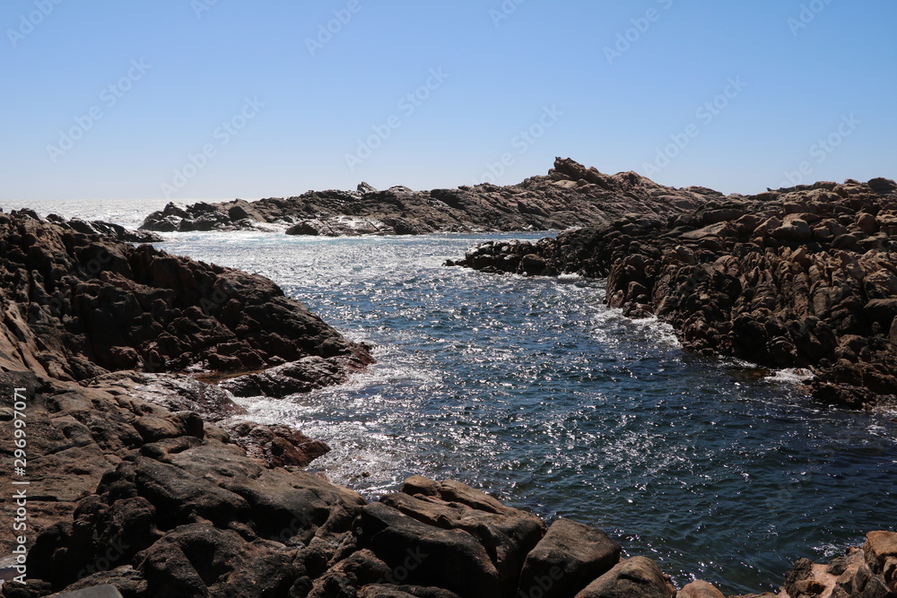 Canal Rocks a narrow natural channel in granite cliffs in Western Australia Canal Rocks a narrow natural channel in granite cliffs in Western Australia