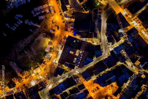 aerial view from dron of Castellammare del Golfo, Sicily photo