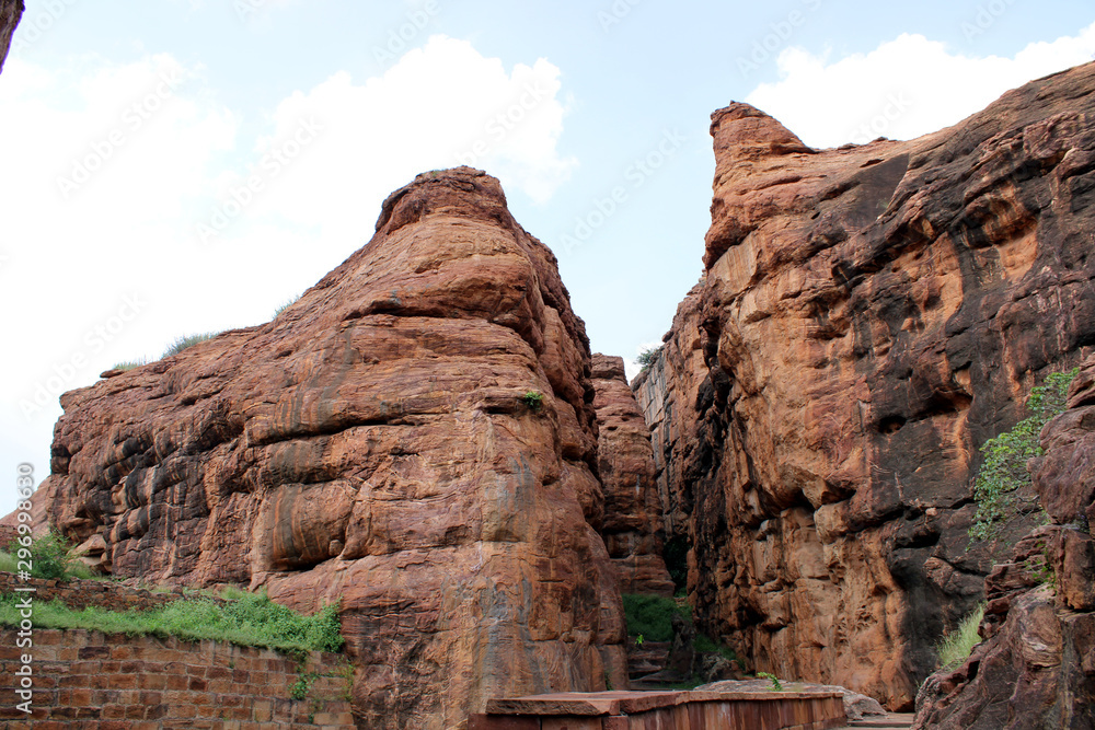 Rocky Hill at Badami Fort