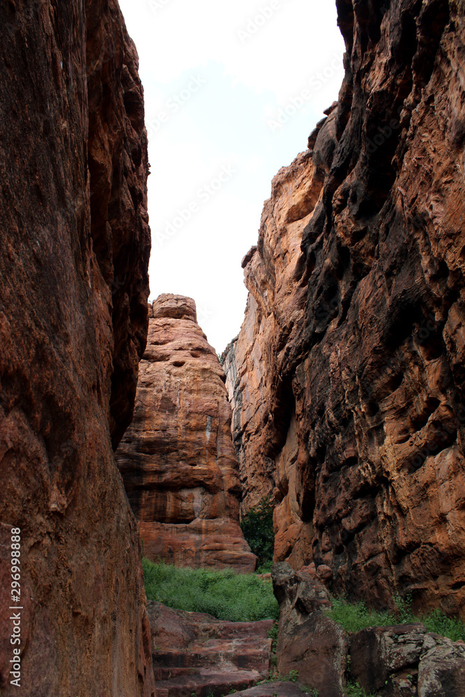 Rocky Hill at Badami Fort
