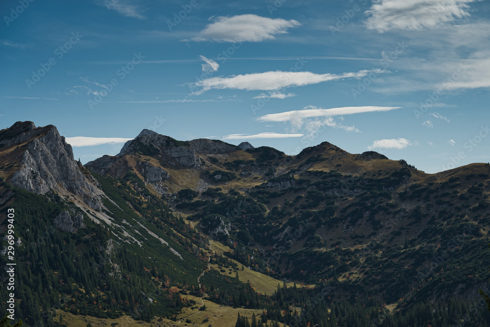 Fototapeta premium Berggipfel in den deutschen Alpen