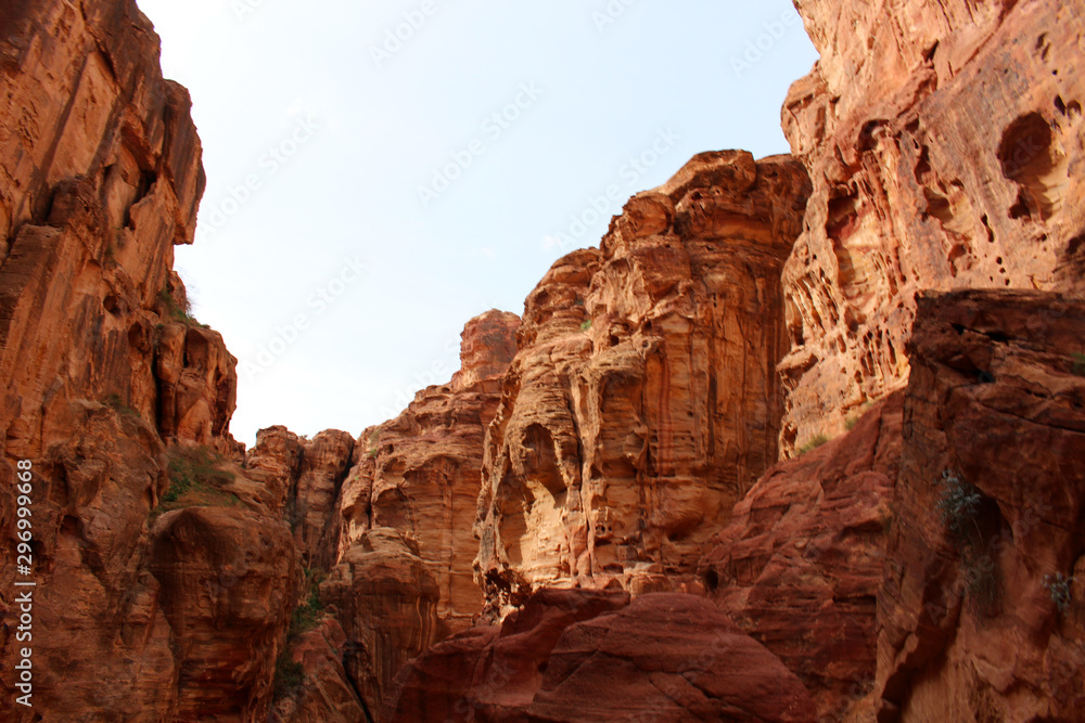 Petra Jordan in summer sand rock