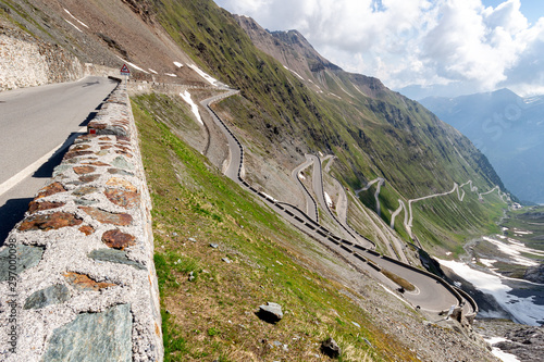 Passo dello Stelvio in South Tyrol, Italy photo